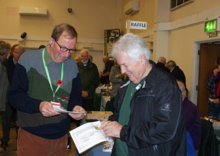 Chris collects his certificate